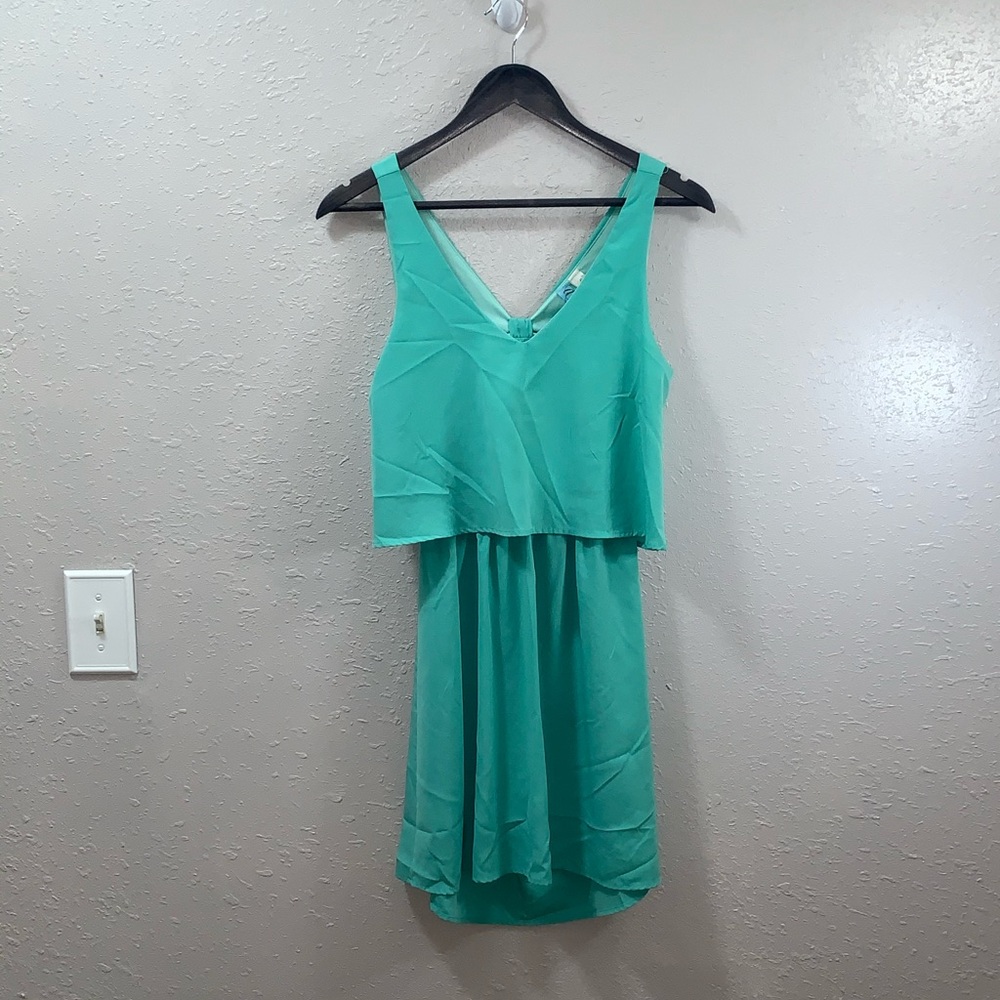 NWOT Turquoise sleeveless dress